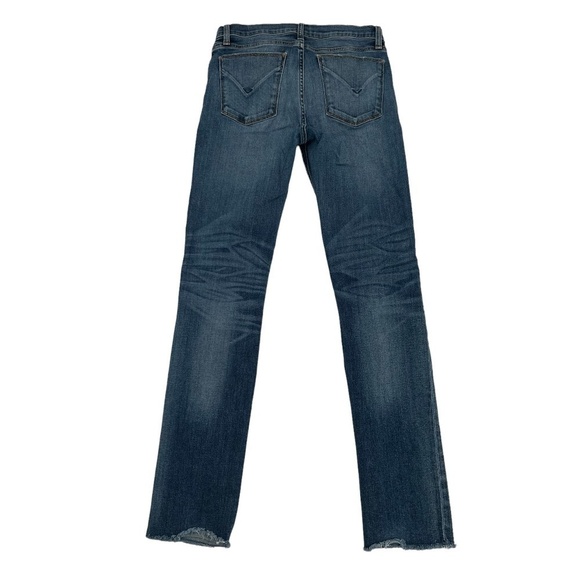 Hudson Tally Deep Cuff Crop Skinny Rough Hem Jeans Size 27 Women’s - Picture 3 of 6